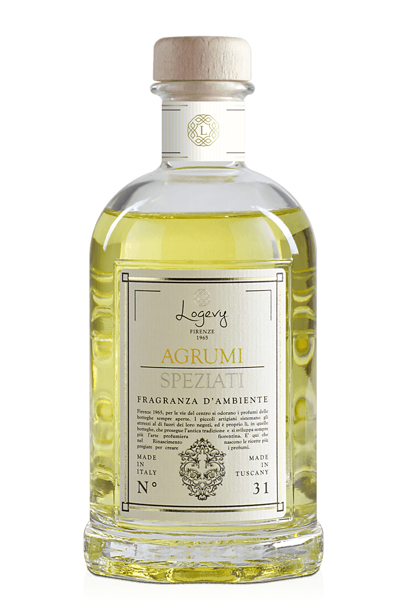 Agrumi Speziati hemdoft med citrus och rosmarin