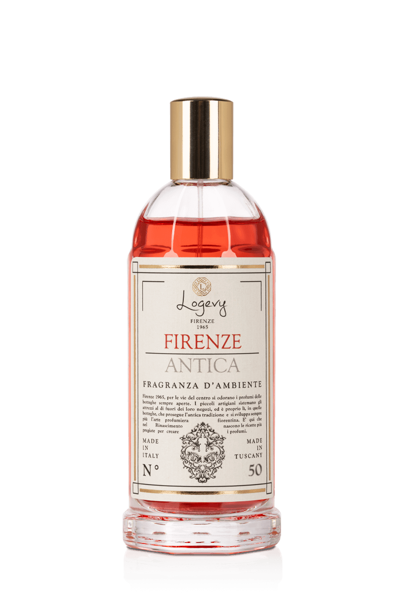 Logevy Etrusco Antico rumsdoft med pinnar i glasflaska