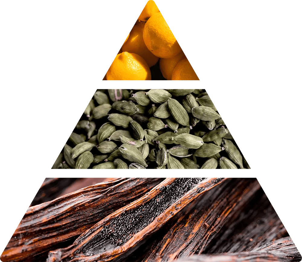 doftpyramid etrusco antico från Logevy Firenze 1965