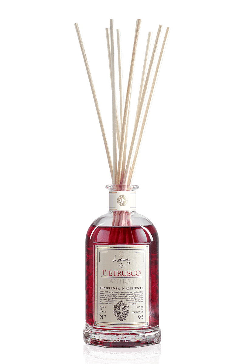 Logevy Etrusco Antico diffuser med bambupinnar