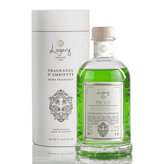 Logevy Ficus Botanica doftpinnar i glasflaska från Toscana