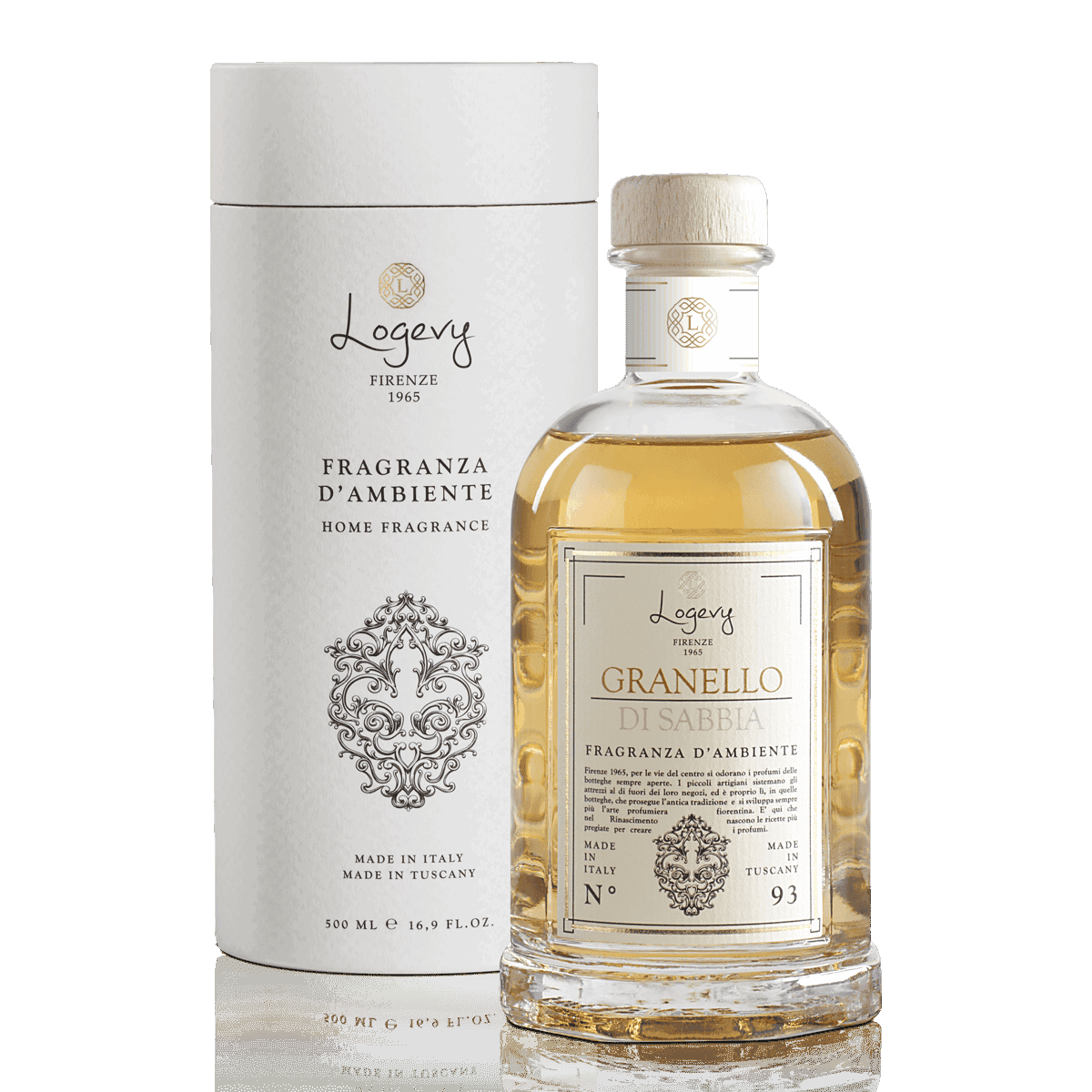 Logevy Granello di Sabbia doftpinnar i glasflaska från Toscana