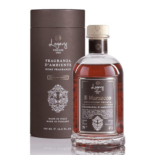 Logevy Il Marzocco doftpinnar i glasflaska från Toscana