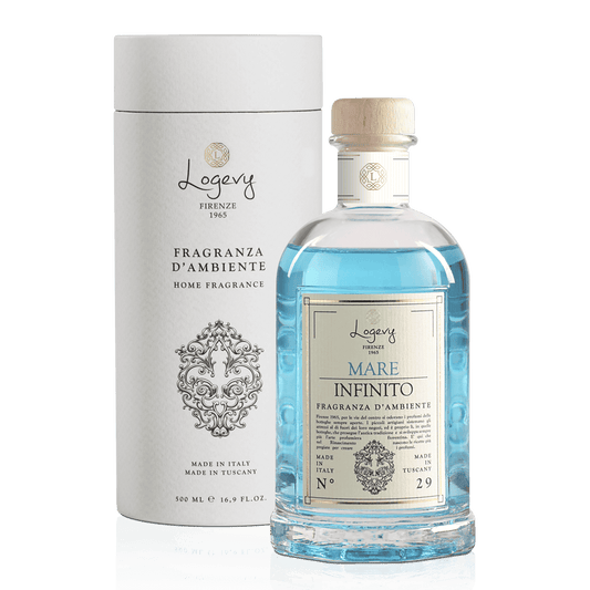 Logevy Mare Infinito doftpinnar i glasflaska från Toscana