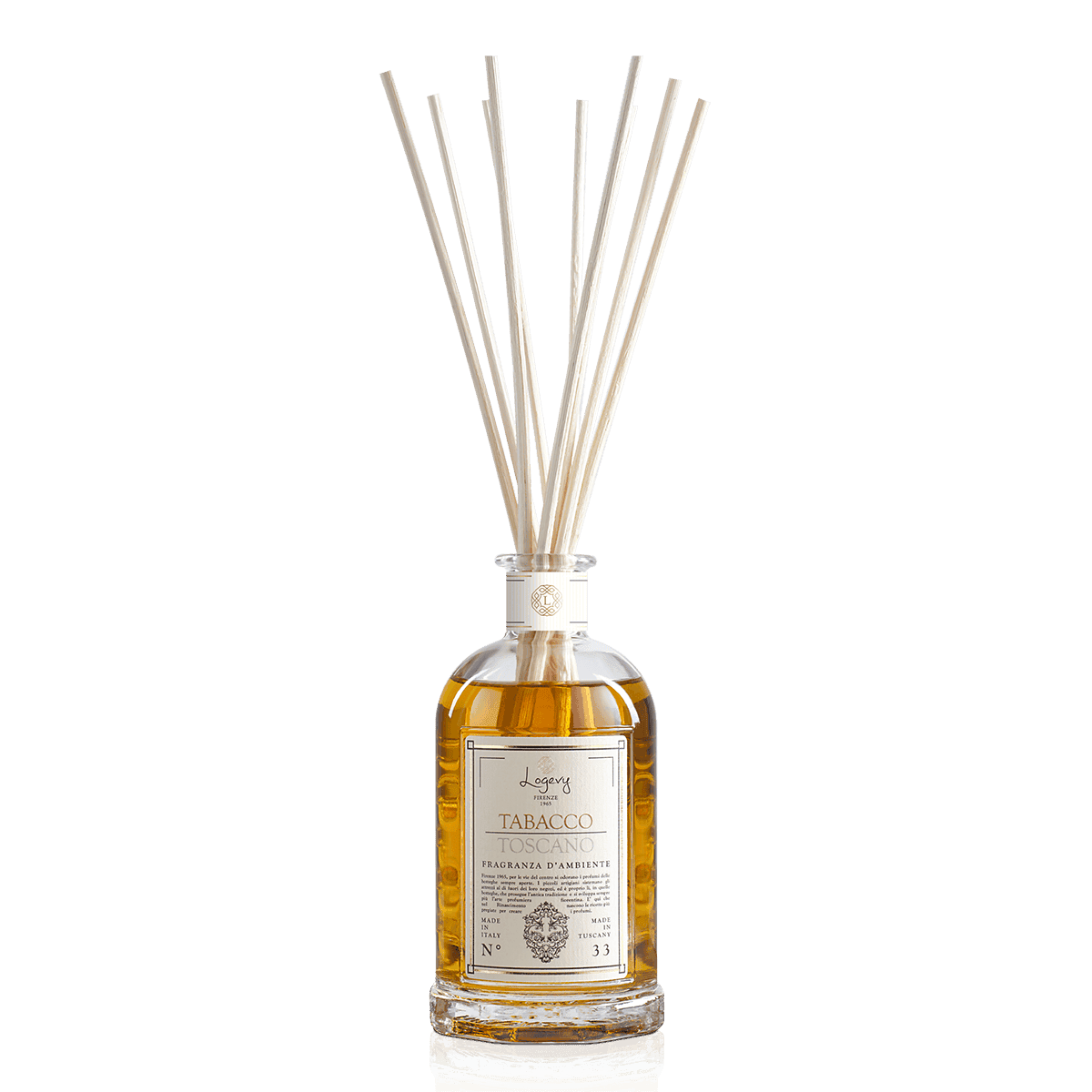 Logevy Tabacco Toscano diffuser med bambupinnar